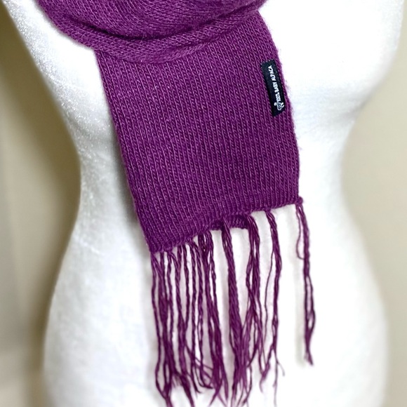 Baby Alpaca Scarf Wrap Lilac Purple 57” L - Picture 9 of 9